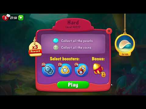 FISHDOM:  💥💥 Level 10222 Hard level, 10223, 10224, 10225 Challenge level 💥💥