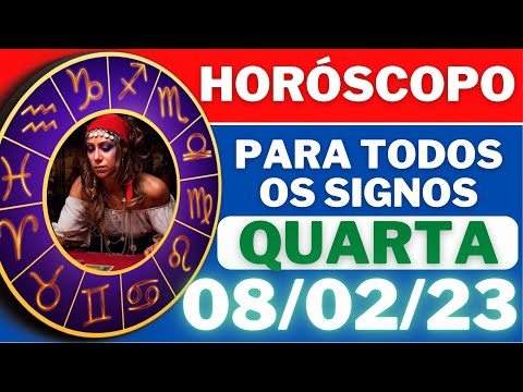 @AlmanaquedosSignos  ♈  HOROSCOPO DE HOJE ⭐ QUARTA 08/02/2023 l TODOS OS SIGNOS