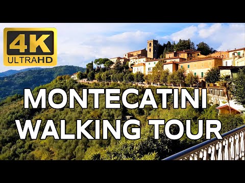 Montecatini Tuscany Walking Tour 4k
