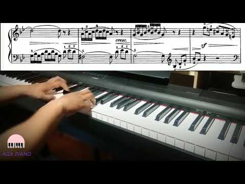 Dounce Plainte ( Tender Grieving ) , Burgmuller Op 100 no 16, Score
