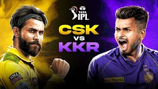 🔴 LIVE || CSK VS KKR || TATA IPL || ipl live match today || MATCH 1