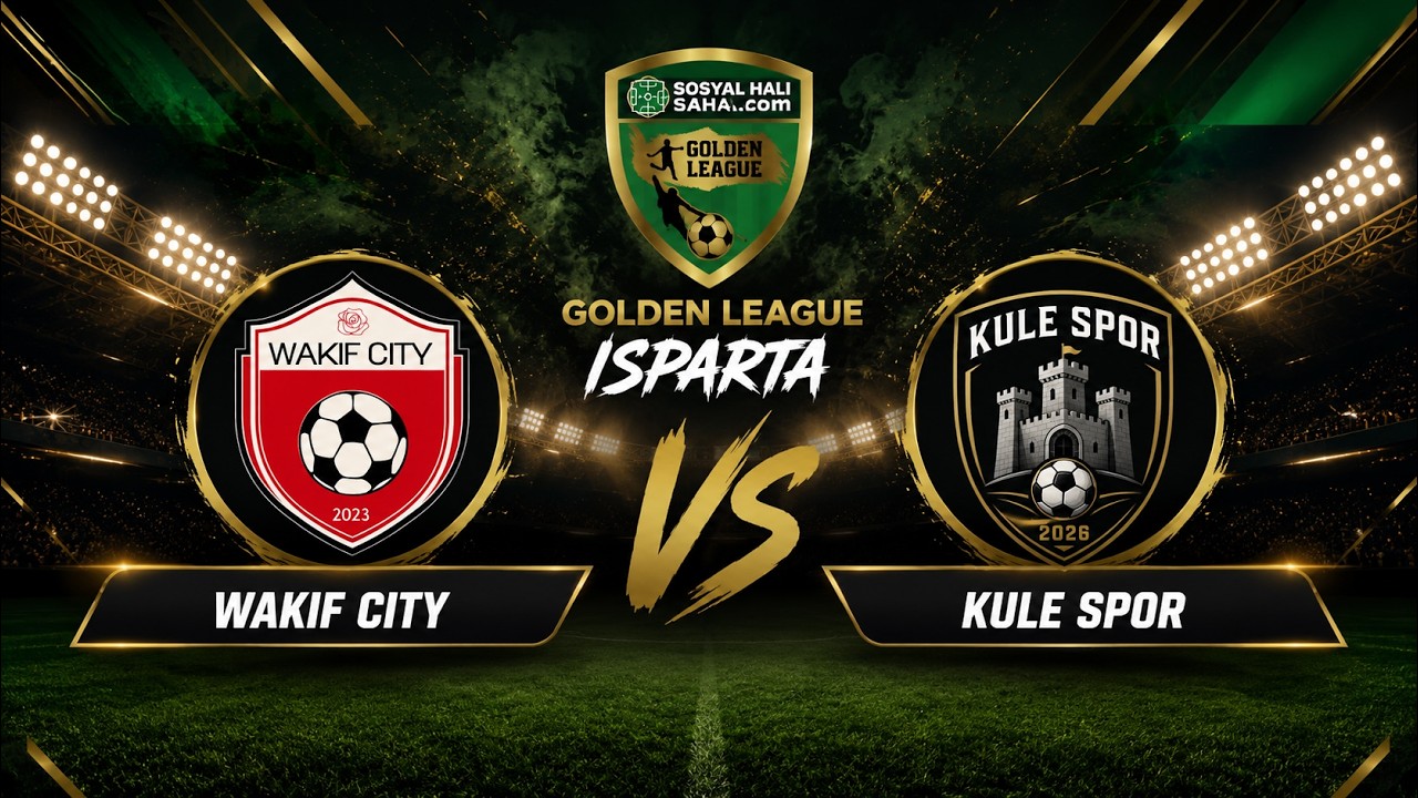 SOSYAL HALI SAHA GOLDEN LEAGUE / 2026 AÇILIŞ SEZONU / ISPARTA / WAKIF CİTY - KULE SPOR