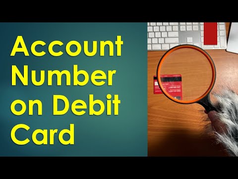 What is Account Number on Debit Card?