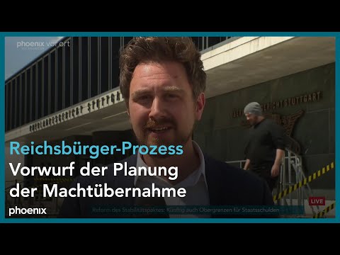 Jan Henrich (ZDF) zum Prozessbeginn gegen Reichsbürger am 29.04.24