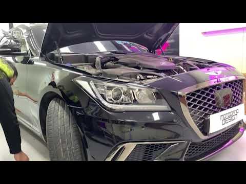 How to remove Genesis G80 front bumper and headlights