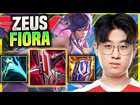 ZEUS TRIES NEW FIORA BUFFS! - T1 Zeus Plays Fiora Top vs Sylas! | Season 11