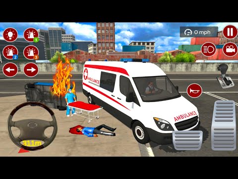 American Emergency Ambulance Simulator h- Android Gameplay