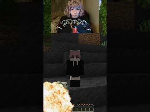 The one that moves is Gei #minecraft #short #streamers #humor #spreen