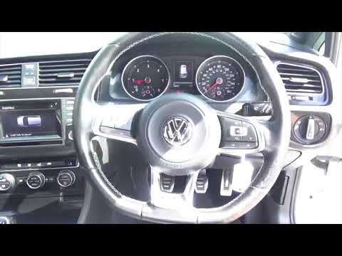 VW GOLF GTD WHITE WA15YJY