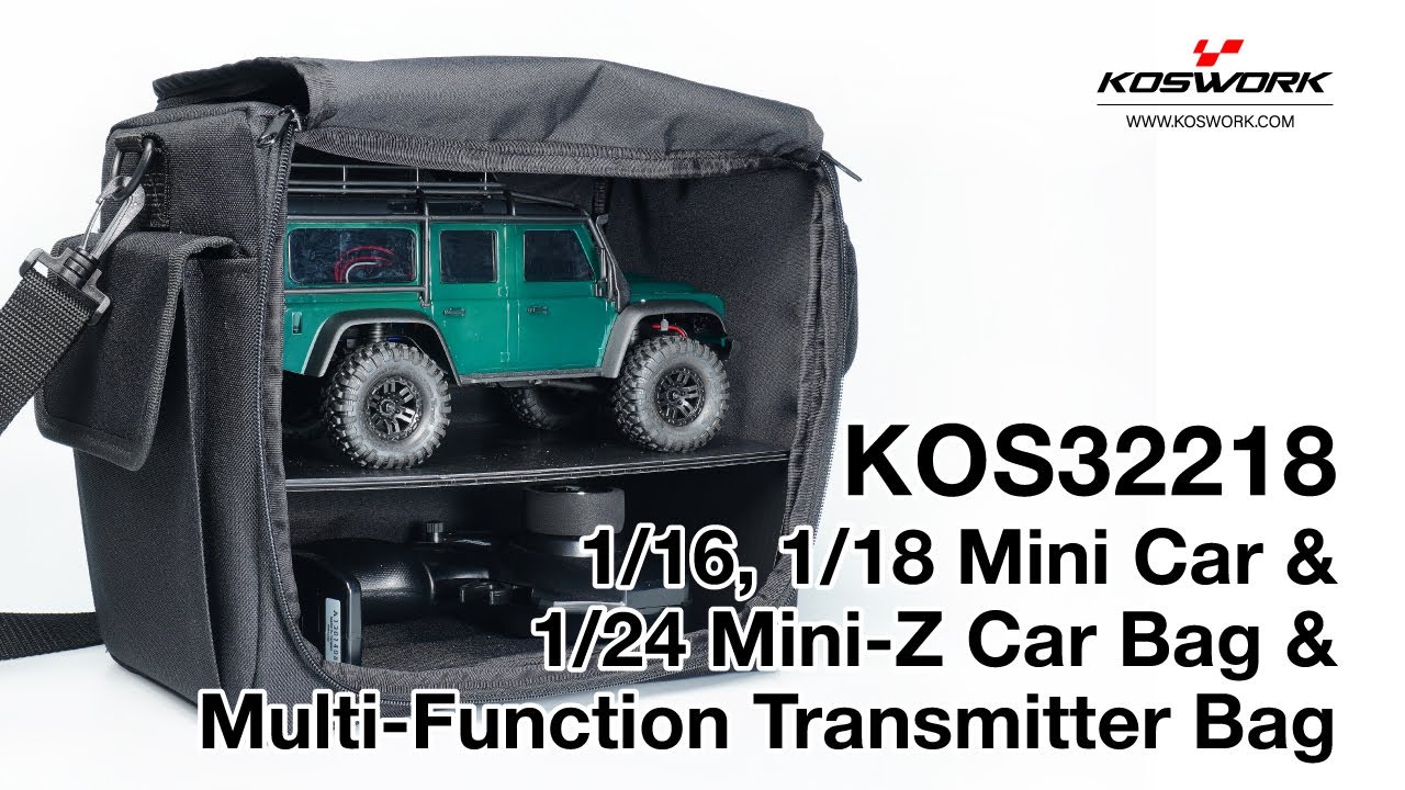 Víceúčelová taška pro vysílač i RC auta 1/16 a menší