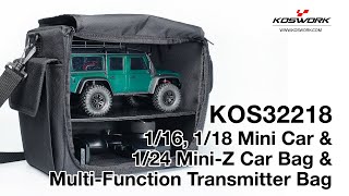 Víceúčelová taška pro vysílač i RC auta 1/16 a menší