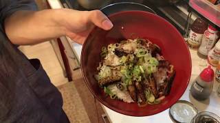 【漢飯】主婦でもヤクザでも作れる！簡単オイルサーディン丼【闇金ウシジマくん】