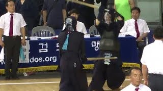 2019 한국사회인검도대회 장년부 개인전 서초우면검도관 어수행 VS 대전갈마검도관 권순익