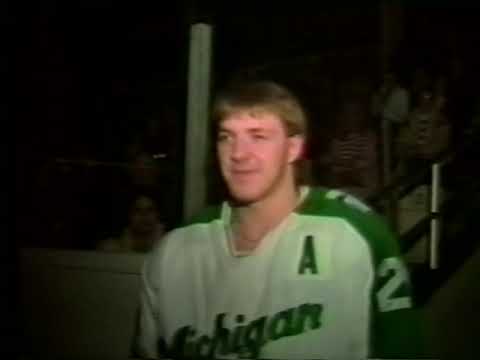Brian McReynolds - 1987-88 Michigan State Hockey Highlights