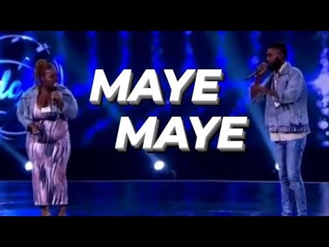 Mpilwentle Ngathwala Ngaye "Maye Maye" Theatre Week Duet Performance on Idols SA18 #idolssa