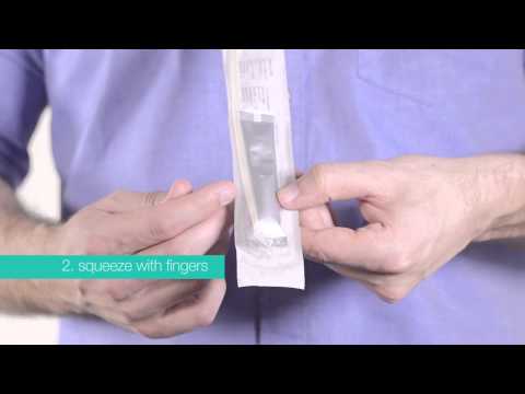 Preparing the GentleCath™ Hydrophilic Intermittent Catheter