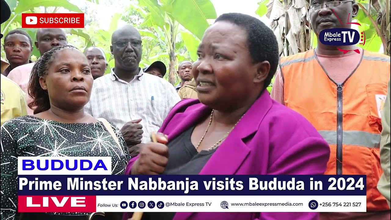 Prime Minister Robinah Nabbanja visits Landslide Victims in Bududa 