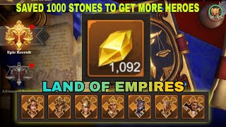 1000 Epic Fate Stones / More Legendary Heroes / Land Of Empires