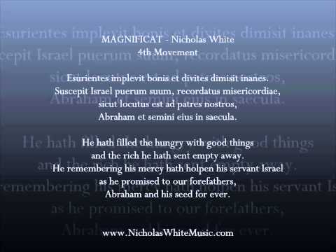 Magnificat (4th Movement) - NICHOLAS WHITE