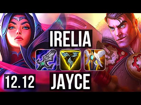 IRELIA vs JAYCE (TOP) | 11 solo kills, 2.6M mastery, 1100+ games, Legendary | EUW Master | 12.12
