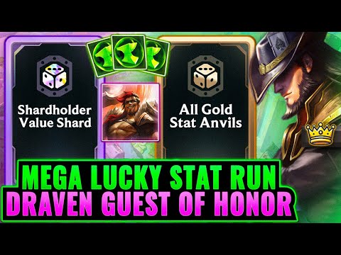 1 in Quintillion Odds: Majority Gold Anvil Stat Run - Draven GoH | League Arena Gameplay