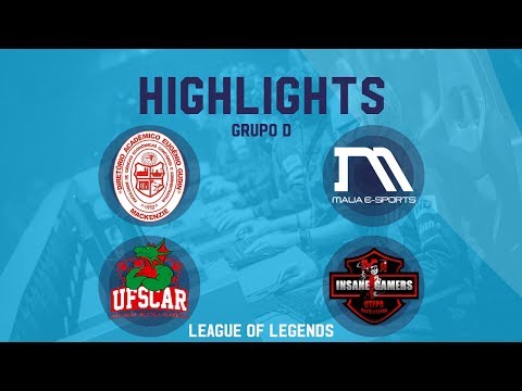 HIGHLIGHTS - TUES 2017 1º Split - LEAGUE OF LEGENDS - GRUPO D