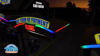 EDGE ILLUMINATED CURVED CANOPY – SINGLE POST Video