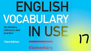 17. Cambridge English Vocabulary In Use || Elementary || Unit 17 || Your phone