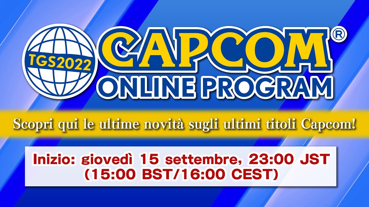 TGS2022 Programma Capcom online