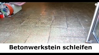 Betonwerkstein schleifen, polieren und schützen in Berlin und Deutschland - Stein-Doktor