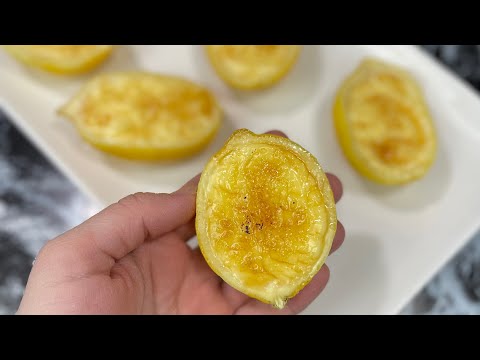 Lemon Cream in Lemon Shells