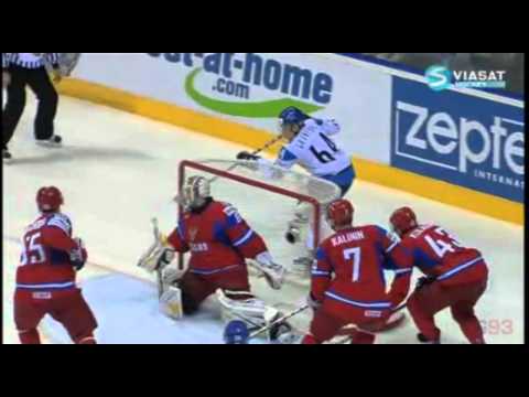 Mikael Granlunds spektakulära zorro-mål mot Ryssland | Unbelievable goal | WC Semifinal 11-05-13
