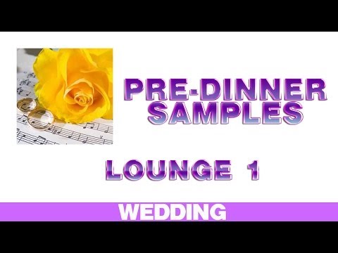 wedding pre-dinner samples: LOUNGE 1