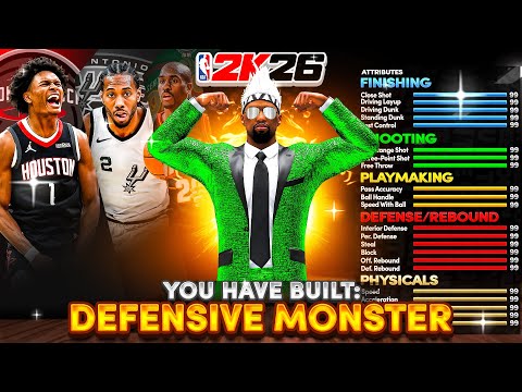 GAME-BREAKING LOCKDOWN BUILD is ILLEGAL in NBA 2K26! BEST DEFENSIVE BUILD! BEST BUILD IN NBA2K26!