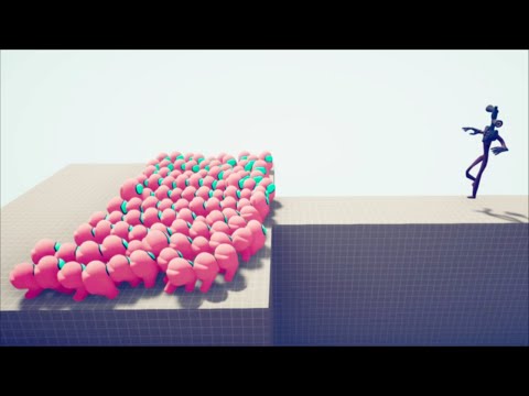 100x Among Us Units vs Siren Head & etc...- Totally Accurate Battle Simulator TABS