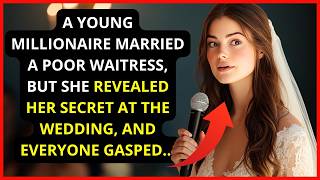 A Young Millionaire Married a Poor Waitress, But She Revealed Her Secret at the Wedding...