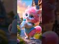 Dudu Dudu Dum Dum Cute Pink Cat ️‍ Shorts Cute Cat