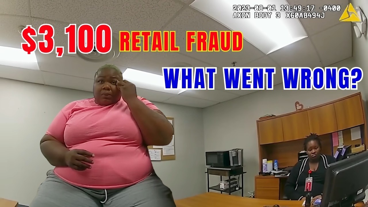$3,100 Retail Fraud Arrest: Theft Charges, Scheme to Defraud & What Went Wrong | Bodycam Analysis
