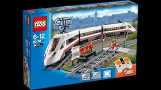 LEGO City Скоростной пассажирский поезд 60051 - відео 8