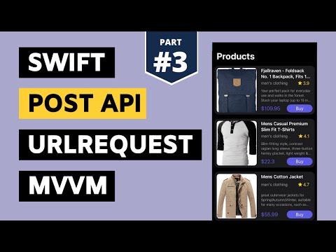 Part 3 - Generic & Reusable POST API Calls with URL Request + MVVM  in Swift 2023 Hindi.