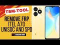Remove FRP Itel A70 Via TSM TOOL Cpu Unisoc And Sprd A665L