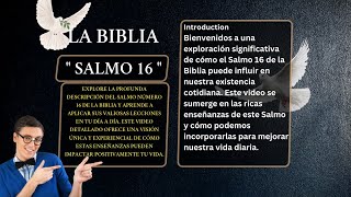 LIBRO DE LOS SALMOS:  SALMO 16 👉150  UNA HERENCIA ESCOGIDA MICTAM DE DAVID.
