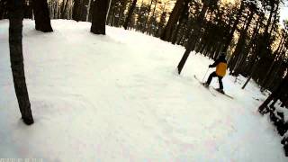 preview picture of video 'Skiing Worm at Sipapu New Mexico'