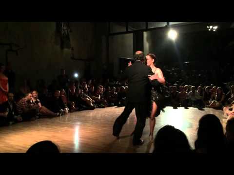  Ciccio Aiello  and  Sofia Galanaki  are  dancing  at  Athens TangoLovers  in  2016