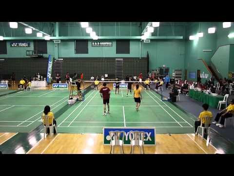 2013 USA Badminton Adult National Championships Mixed Double Semi Final Lower Bracket 1080P HD