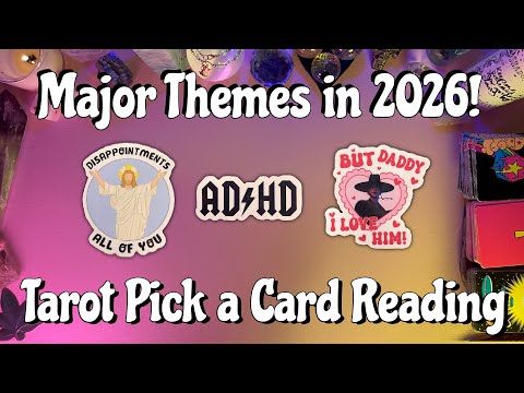 ⭐️Major Themes in 2026!⭐️ Tarot Pick a Card Reading 