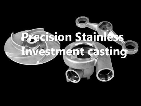 Investment casting for stainless steel and other alloys