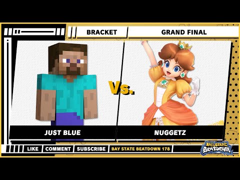 Bay State Beatdown 178 - Grand Final - Just Blue (Steve) VS Nuggetz (Daisy, Cloud) - SSBU Singles