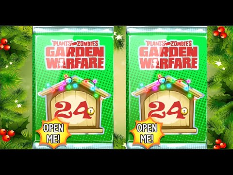 Plants vs. Zombies: Garden Warfare - Joyous Holiday Pack NEW Pack Opening