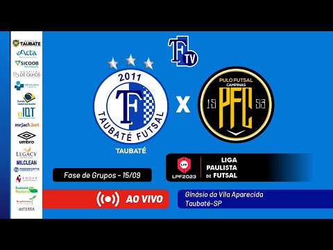 AO VIVO e COM IMAGENS Taubaté Umbro Futsal x Pulo Futsal - Liga Paulista 2023